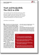 Trust and Realpolitik: The OSCE in 2016