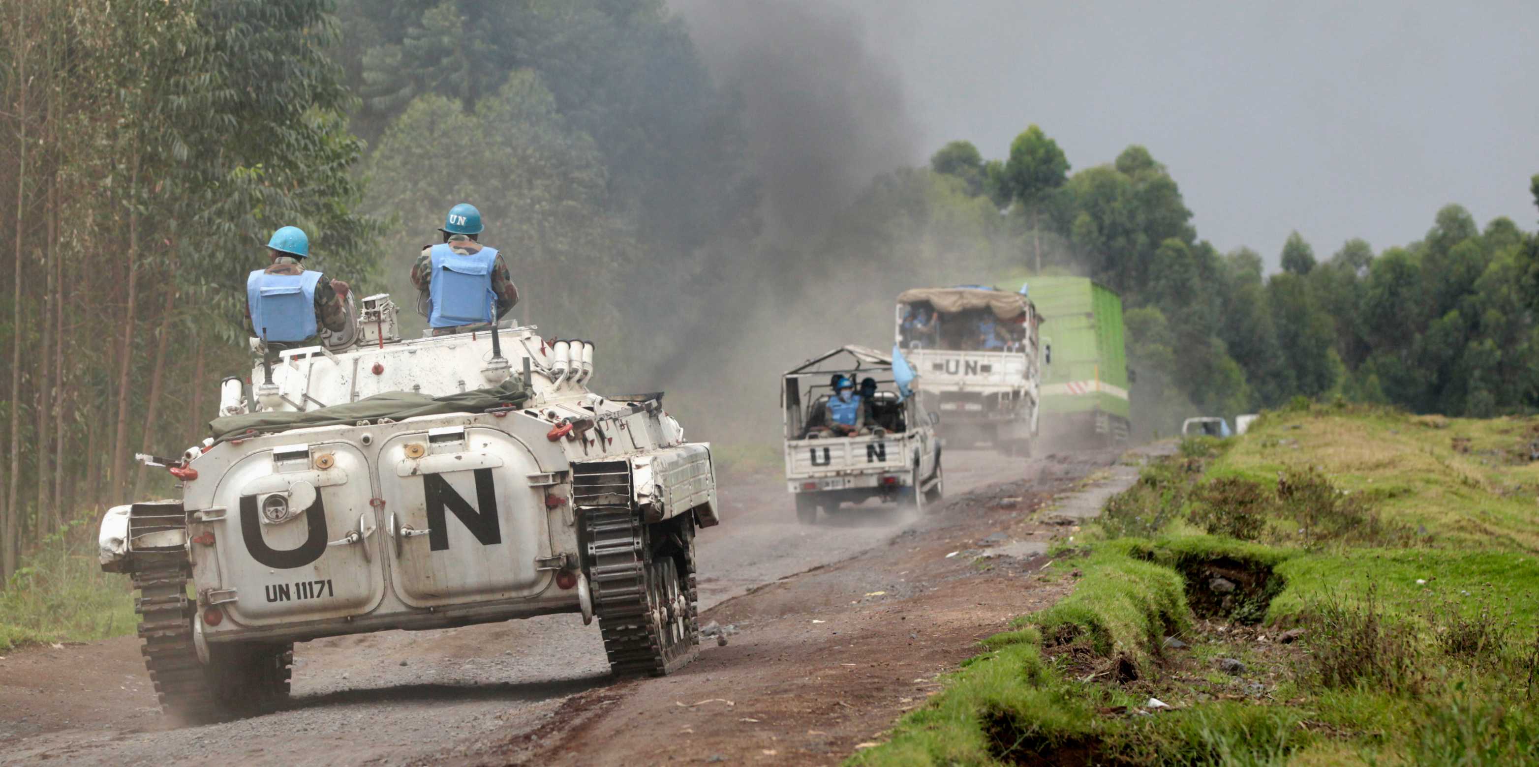 UN Peacekeeping vehicles